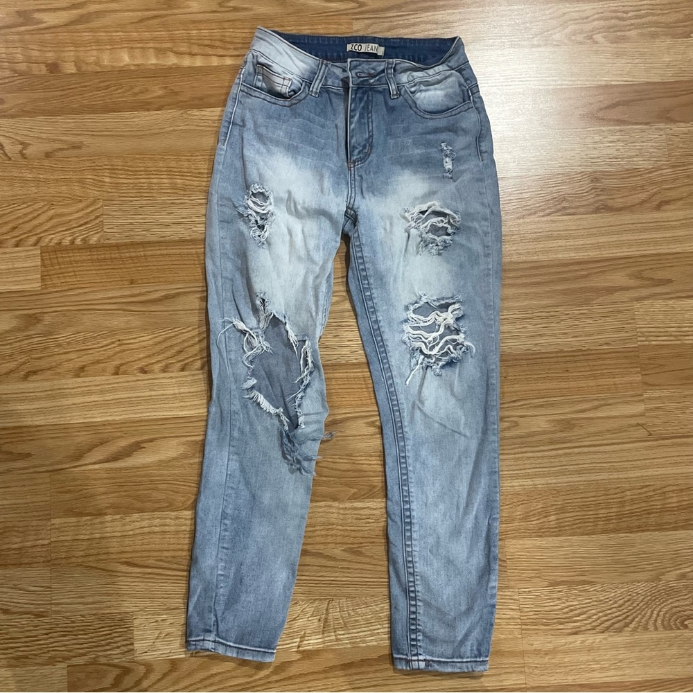 Ripped Skinny Mom Jeans Size 5
